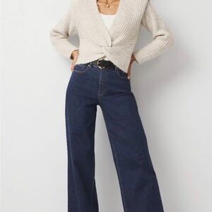 New White House Black Market Twist Front Sweater sz XS